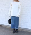 画像5: ロングデニムスカート(length90)　circa make long denim skirt