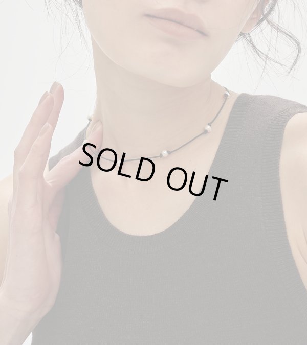 画像2: コードパールチョーカー　Cord Pearl Choker