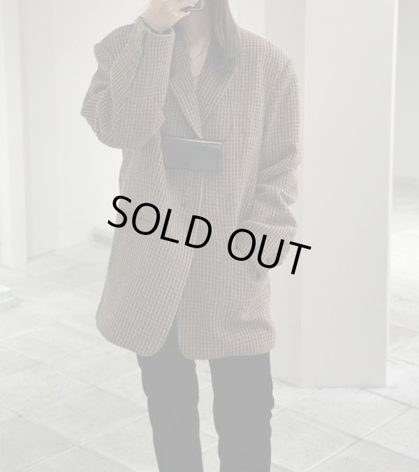 画像21: ウール100%チェックジャケット　Wool100% Check Jacket