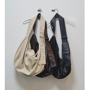 画像: 予約販売につき代引不可　エコレザーショルダーバッグ　Ecoleather Shoulder Bag　8〜9月入荷予定