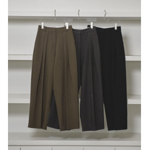 画像: 予約販売につき代引不可　ボンディングワイドトラウザーズ　Bonding Wide Trousers　9〜10月入荷予定