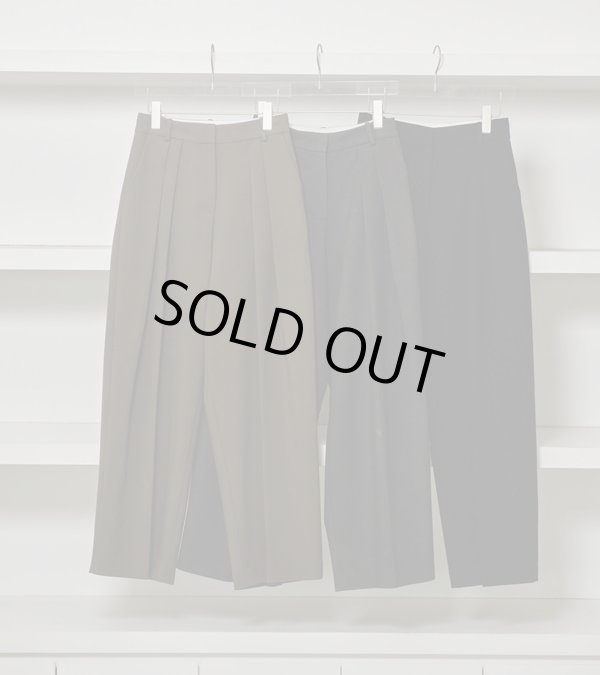 画像1: ボンディングワイドトラウザーズ　Bonding Wide Trousers