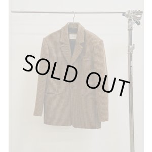 画像: ウール100%チェックジャケット　Wool100% Check Jacket