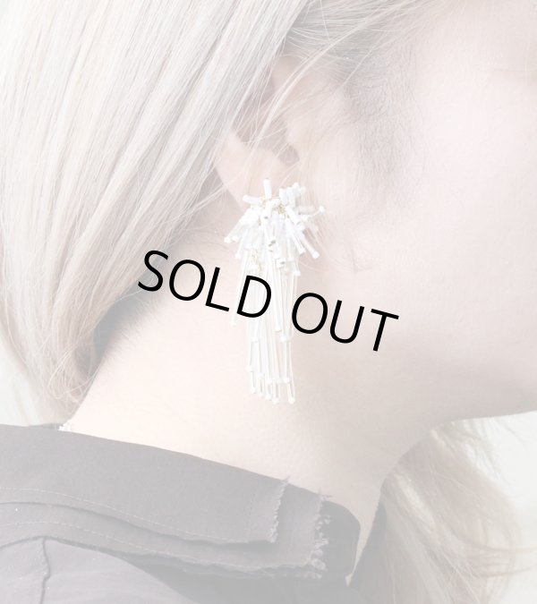 画像2: バイカラービーズイヤリング　Bicolor Beads Earring