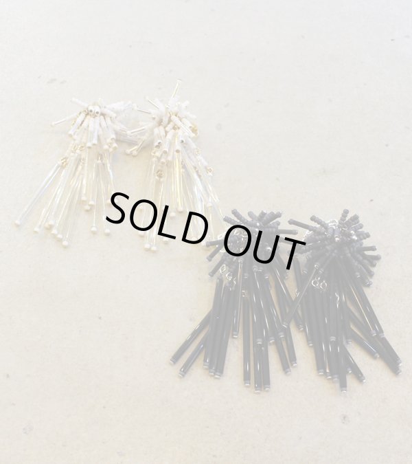 画像1: バイカラービーズイヤリング　Bicolor Beads Earring