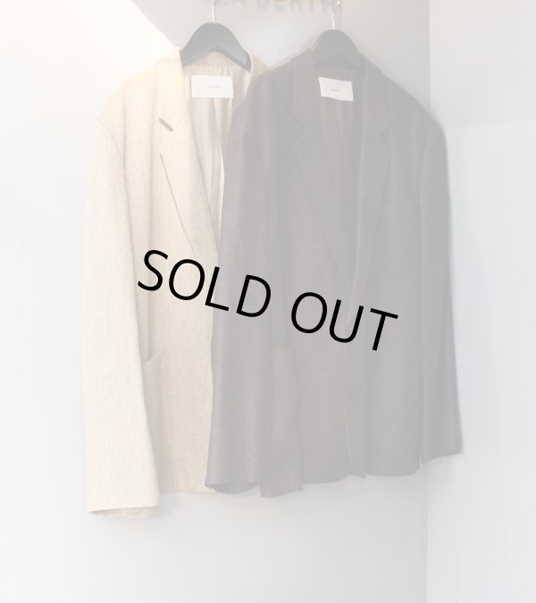 画像1: ボーイフレンドリネンジャケット　Boyfriend Linen Jacket