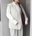 画像2: リネンオーバーベスト　Linen Over Vest