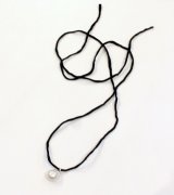 画像: シルクコード×パールネックレス　Silkcord x Pearl Necklace