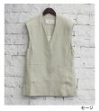 画像27: リネンオーバーベスト　Linen Over Vest