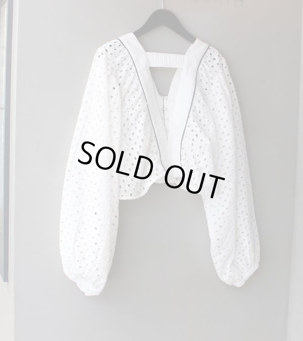 画像14: ボリュームカットワークブラウス　Volume Cutwork Blouse