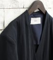 画像13: カラーレスコットンサテンジャケット　Collarless Cottonsatin Jacket