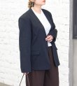 画像9: カラーレスコットンサテンジャケット　Collarless Cottonsatin Jacket
