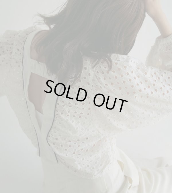 画像2: ボリュームカットワークブラウス　Volume Cutwork Blouse