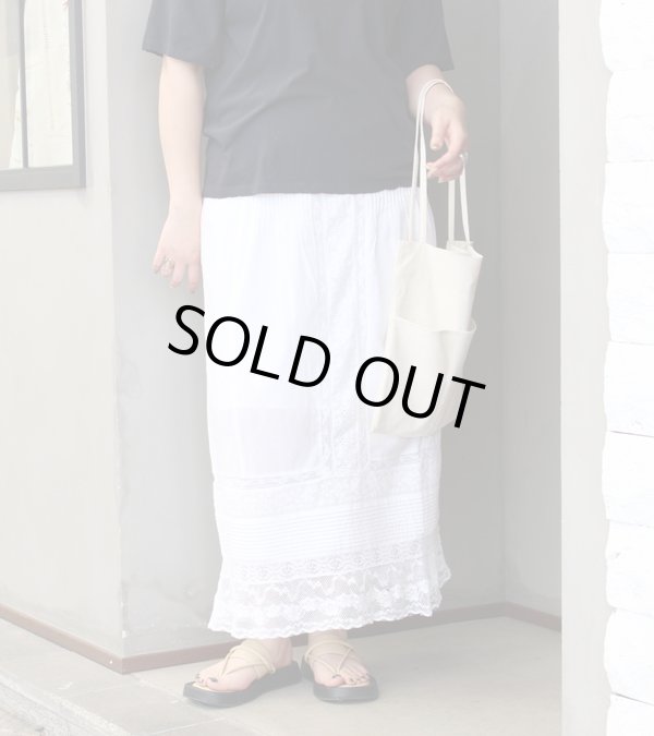 画像1: 20%OFF！タックレーススカート　Tuck Lace Skirt《セール商品につき返品不可》