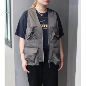 画像: サテンポケットベスト　Satin Pocket Vest