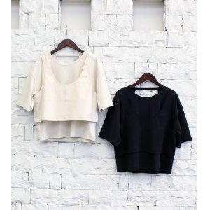 画像: レイヤードカットティーシャツ　Layered Cut T-shirts