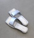 画像1: スクエアエコレザーサンダル　Square Ecoleather Sandals