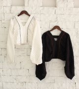 画像: ボリュームカットワークブラウス　Volume Cutwork Blouse