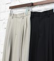 画像12: タックワイドトラウザーズ　Tuck Wide Trousers