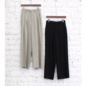 画像: タックワイドトラウザーズ　Tuck Wide Trousers