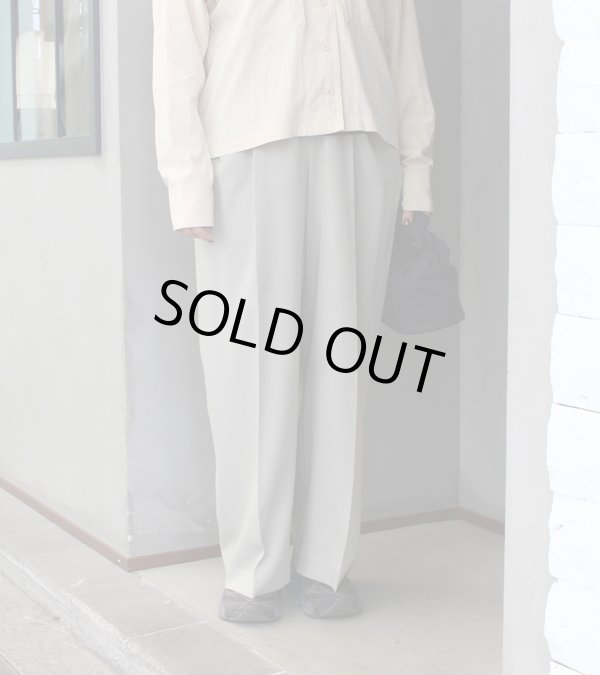 画像2: タックワイドトラウザーズ　Tuck Wide Trousers