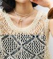 画像14: スカシ柄編みチビベスト