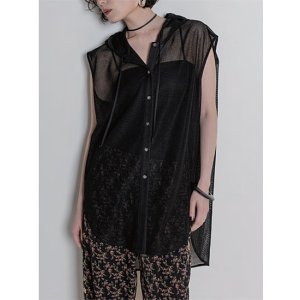 画像: メッシュフーディチュニックSH