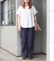 画像26:  ダブルフェイスブークレータックショルダートップス