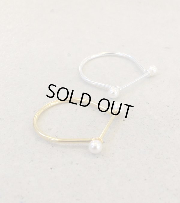 画像1: スキニーパールリング　Skinny Pearl Ring