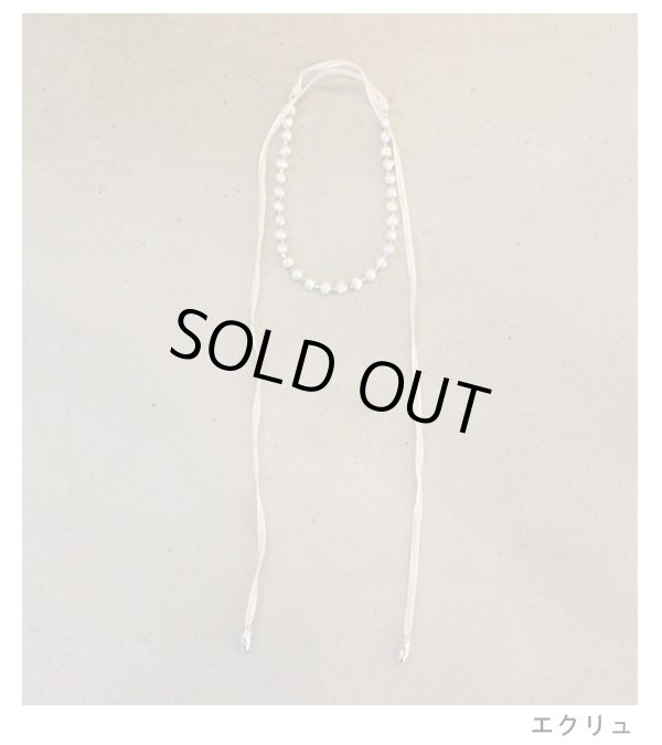 画像27: パールリボンチョーカー　Pearl Ribbon Choker