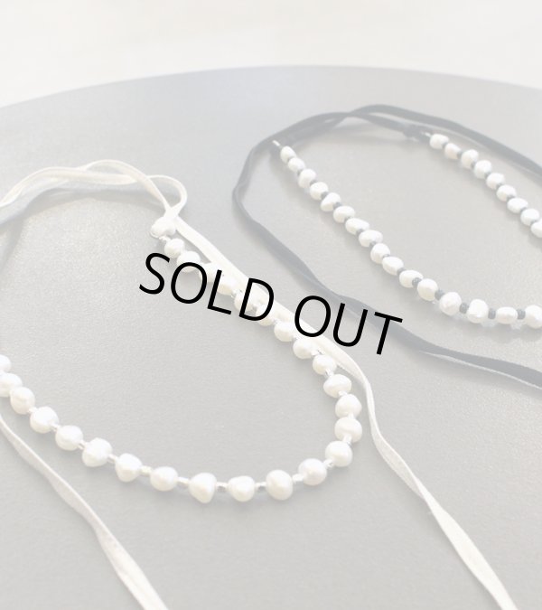 画像23: パールリボンチョーカー　Pearl Ribbon Choker