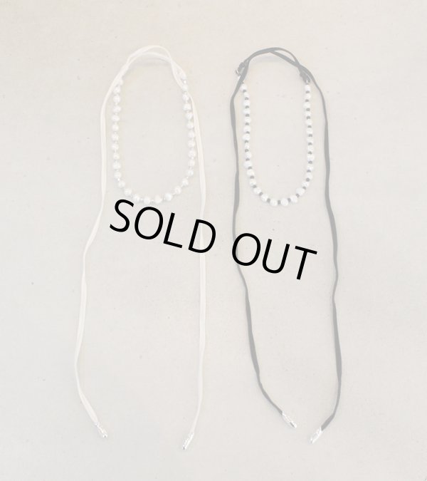 画像1: パールリボンチョーカー　Pearl Ribbon Choker