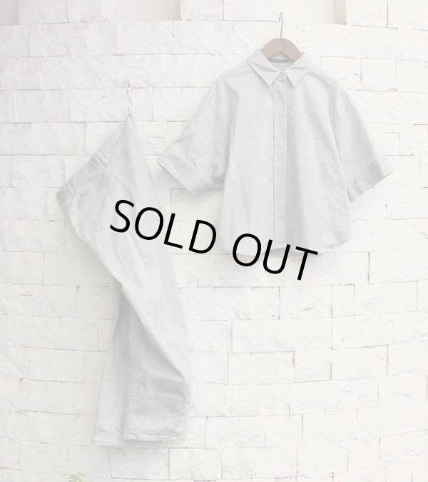 画像24: ダスティーダイデニムハーフスリーブシャツ