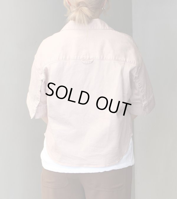 画像14: ダスティーダイデニムハーフスリーブシャツ