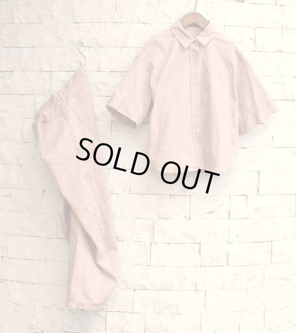 画像25: ダスティーダイデニムハーフスリーブシャツ