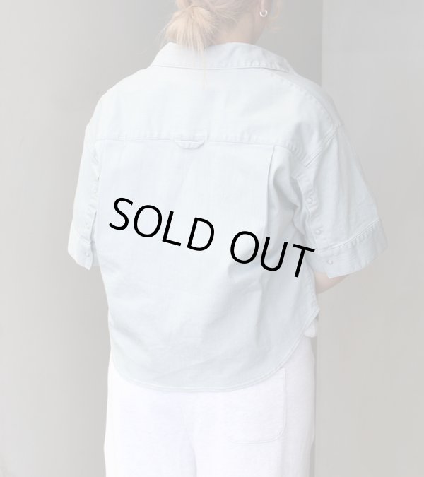 画像4: ダスティーダイデニムハーフスリーブシャツ