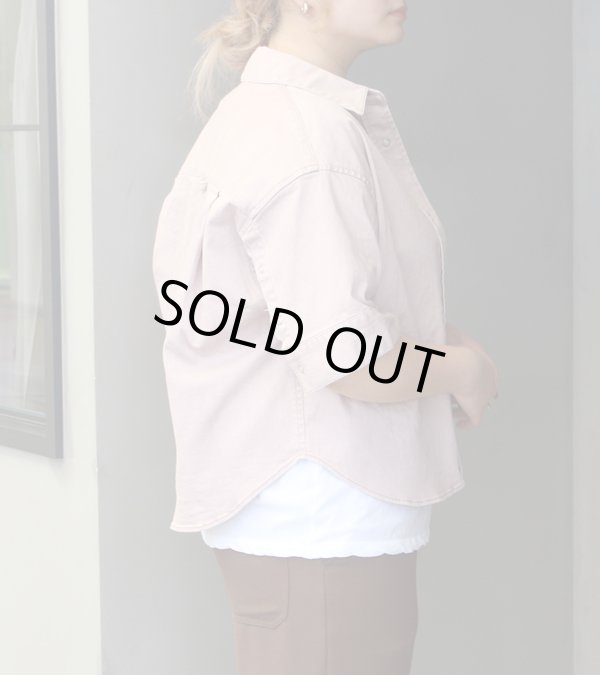 画像13: ダスティーダイデニムハーフスリーブシャツ