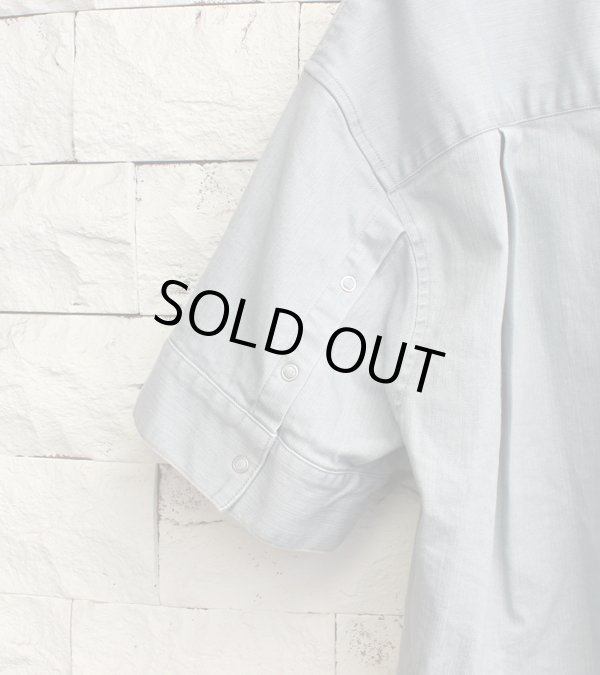 画像20: ダスティーダイデニムハーフスリーブシャツ