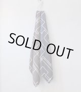 画像: ジオメトリックプリントスカーフ　Geometric Print Scarf