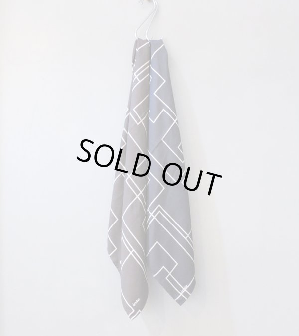 画像1: ジオメトリックプリントスカーフ　Geometric Print Scarf