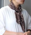 画像2: ジオメトリックプリントスカーフ　Geometric Print Scarf