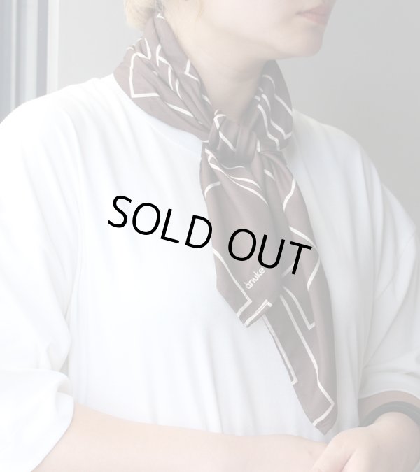 画像2: ジオメトリックプリントスカーフ　Geometric Print Scarf