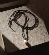 画像: シルクコード×パールネックレス　Silkcord x Pearl Necklace