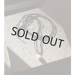 画像: シルクコード×パールネックレス　Silkcord x Pearl Necklace