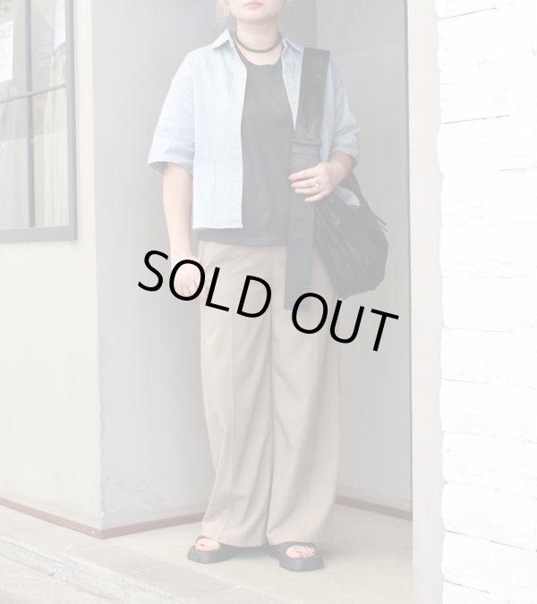 画像10: ダスティーダイデニムハーフスリーブシャツ