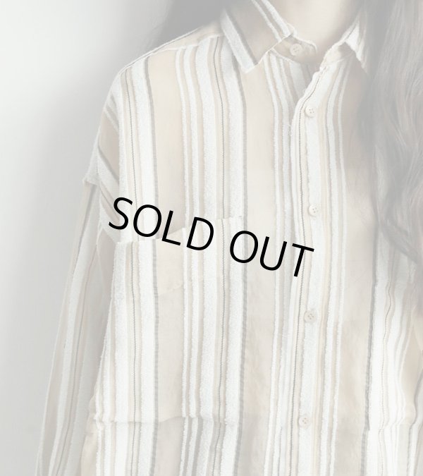 画像10: シアーストライプシャツ　Sheer Stripe Shirts