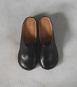 画像3: エコレザーヒールスリッポン Ecoleather Heel Slip-ons