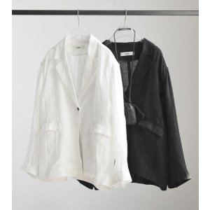画像: リネンシアージャケット Linen Sheer Jacket