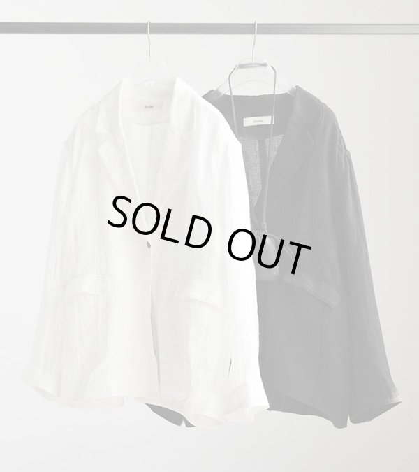 画像1: リネンシアージャケット Linen Sheer Jacket