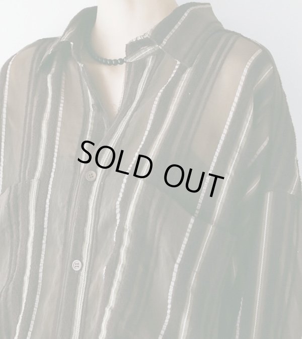 画像18: シアーストライプシャツ　Sheer Stripe Shirts